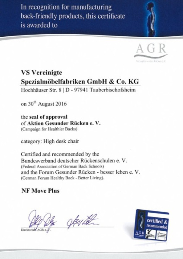 AGR Aktion Gesunder Rücken e.V.