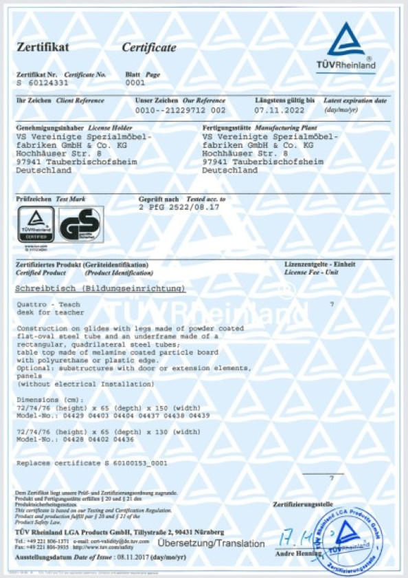 GS-Geprüfte Sicherheit: