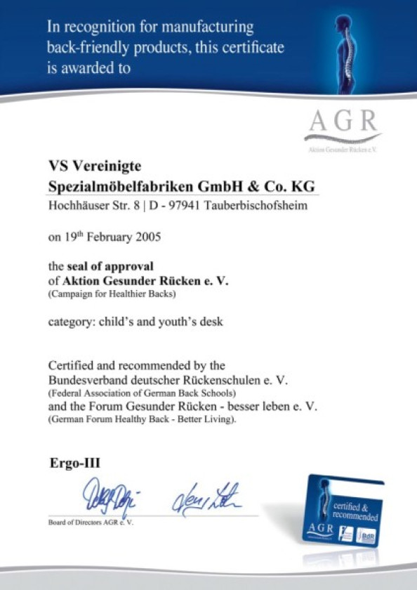 AGR Aktion Gesunder Rücken e.V.